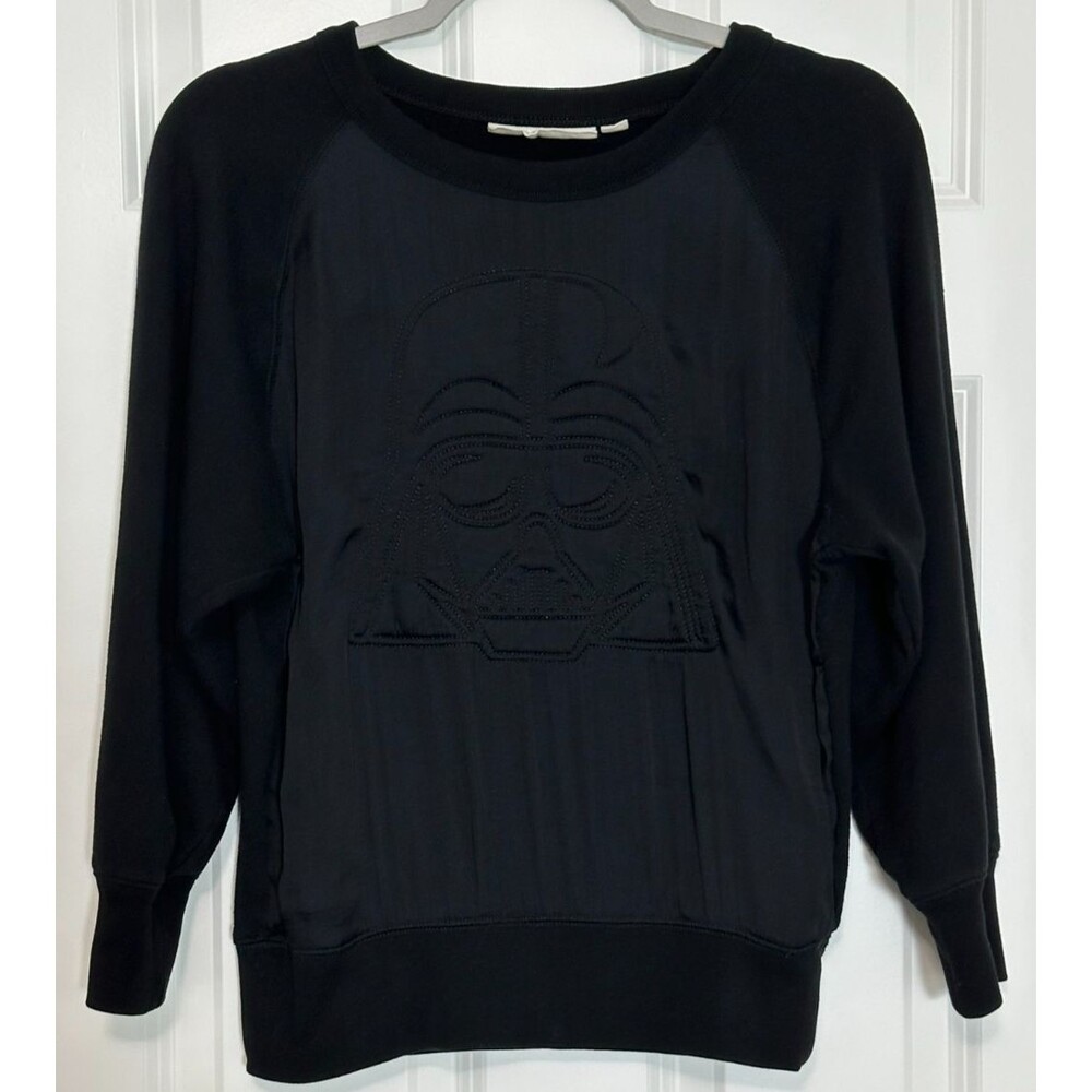Gap Star Wars 40th Anniversary Black On Black Darth Vader Pullover Size XS